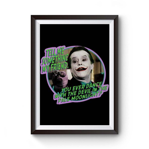 80s Classic Batman The Joker Dance With The Devil Premium Matte Poster