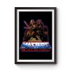 80s Classic Masters Of The Universe He Man And Blade Premium Matte Poster