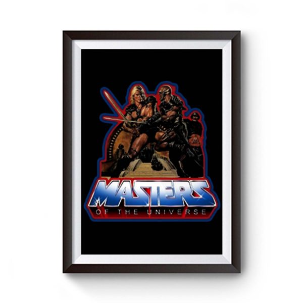 80s Classic Masters Of The Universe He Man And Blade Premium Matte Poster