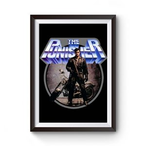 80s Comic Classic The Punisher Premium Matte Poster