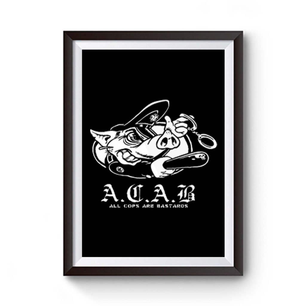 a-pig-is-a-cop-police-officer-evolution-funny-premium-matte-poster