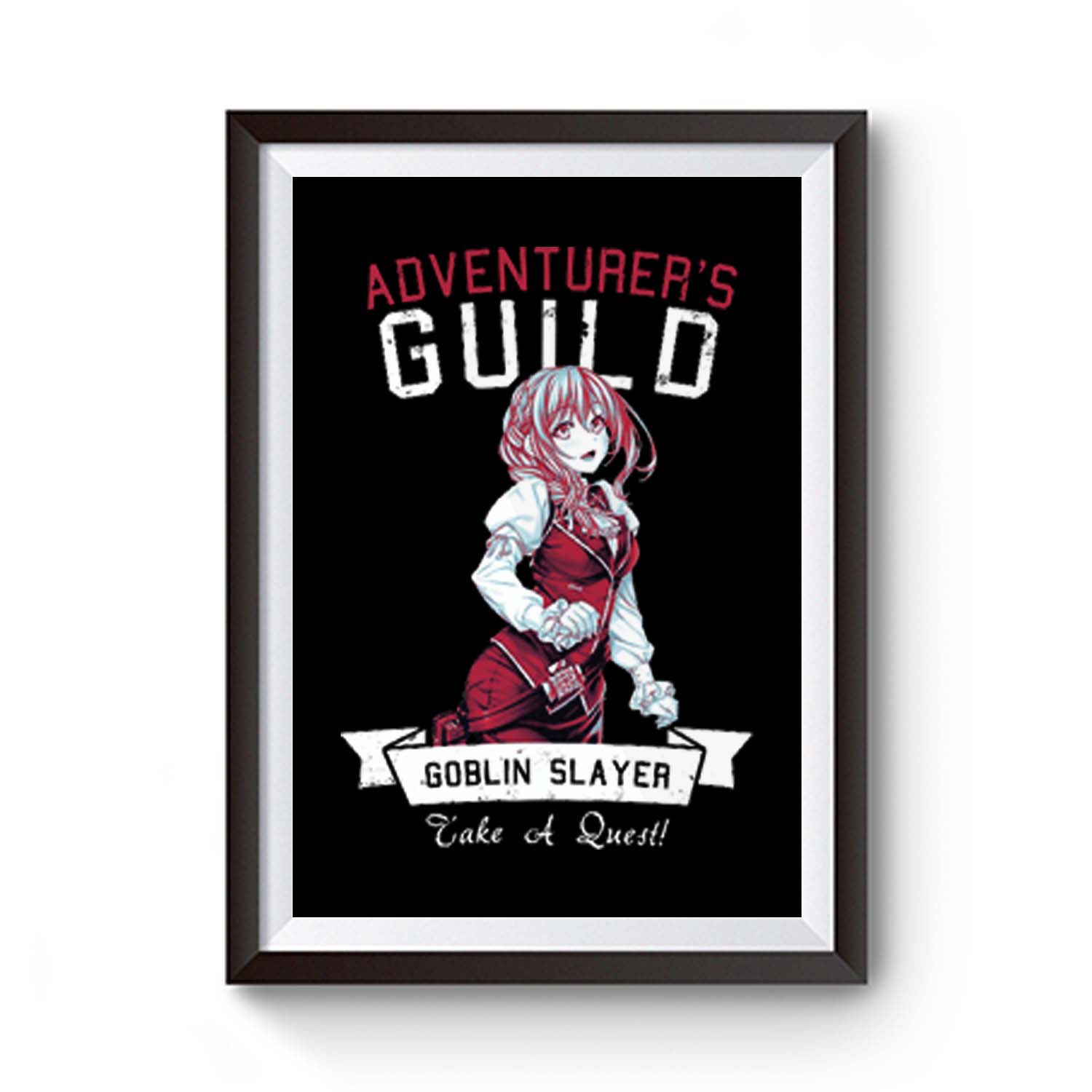 Adventurers Guild Girl Goblin Slayer Premium Matte Poster - posterpict.com