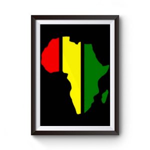 African Rasta Rastafarian Or Reggae Premium Matte Poster