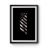 American Line Patriotic Usa Flag Premium Matte Poster