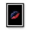 American Lips Premium Matte Poster