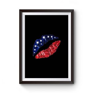 American Lips Premium Matte Poster