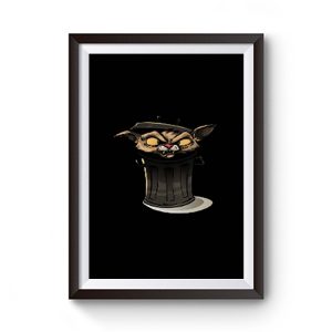 Angry Cat In Trash Premium Matte Poster
