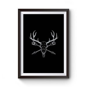 Antler Skull Archery Premium Matte Poster