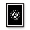 Avengers Superhero Logo Premium Matte Poster
