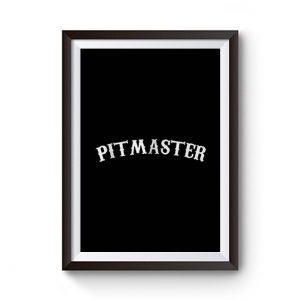 Bbq Pitmaster Chef Dad Fathers Day Premium Matte Poster