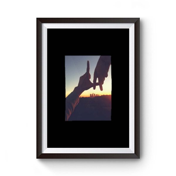 Beauty Of Sunset Los Angeles Premium Matte Poster