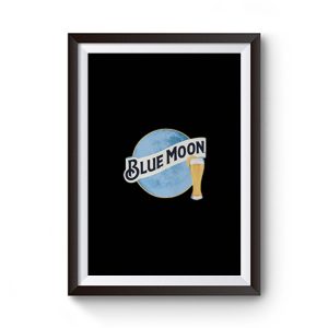 Blue Moon Beer Premium Matte Poster