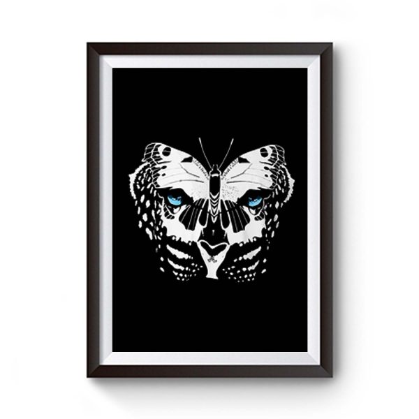 Butterfly Leopard Premium Matte Poster