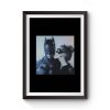 Cat Women Licking Batman Premium Matte Poster