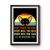 Chihuahua Quote Vintage Dog Premium Matte Poster
