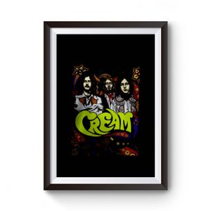 Cream Band Eric Clapton Vintage Premium Matte Poster