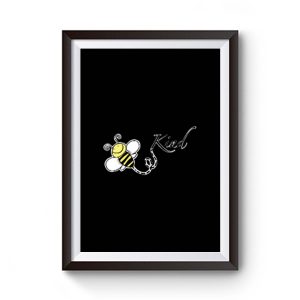 Cute Bee Fly Bee Kind Premium Matte Poster