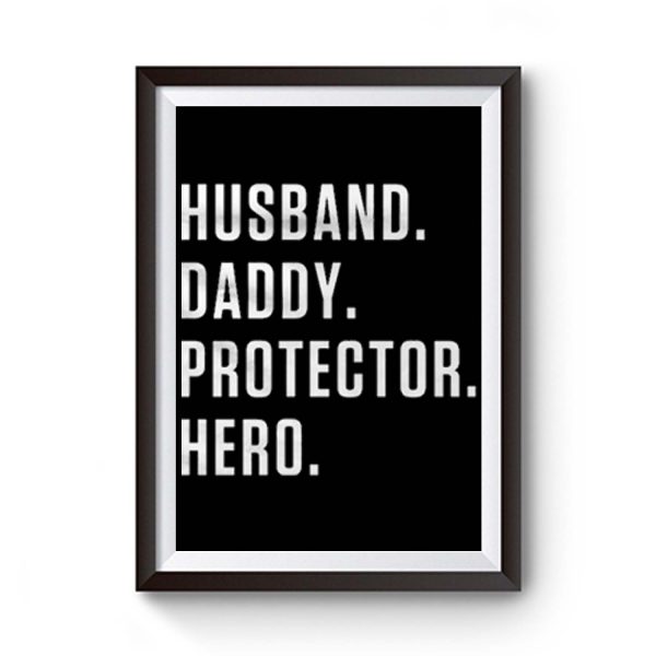 Dad Hero Husband Premium Matte Poster