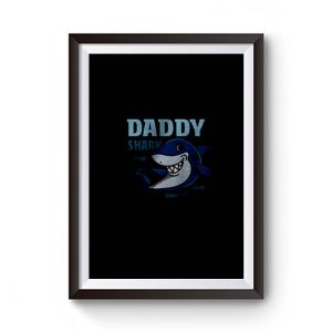 Daddy Shark Doo Doo Doo Daddy Premium Matte Poster