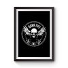 Dark Life Skull Wings Premium Matte Poster
