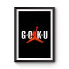 Dbz Goku Air Parody Premium Matte Poster