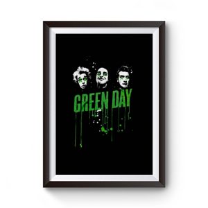 Drips Green Day Band Premium Matte Poster