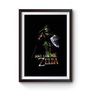 Elf Green Warrior Dont Call Me Zelda Anime Premium Matte Poster