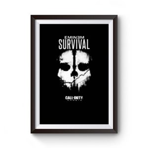 Eminem Survival Call Of Duty Rap Game Premium Matte Poster