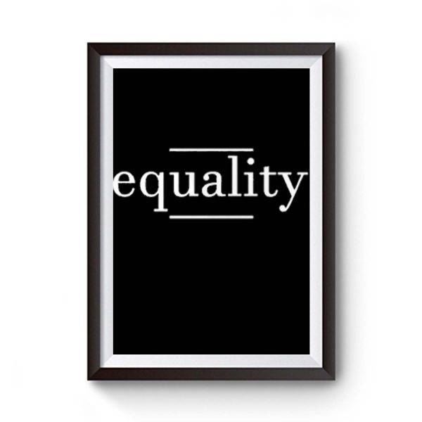 Equality Black Resistance History Premium Matte Poster