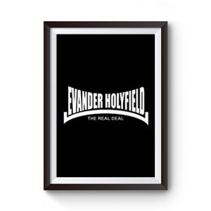 Evander Holyfield The Real Deal Boxing Premium Matte Poster