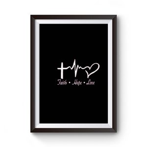 Faith Hope Love Premium Matte Poster