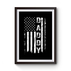 Father Day American Flag Premium Matte Poster