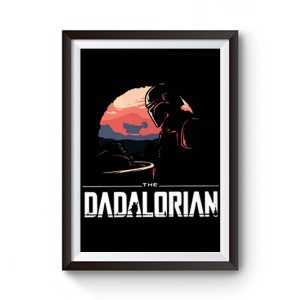 Father Star Wars Mandalorian Premium Matte Poster