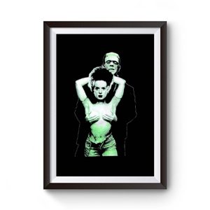 Frankenstein Bride Horror Monster Premium Matte Poster