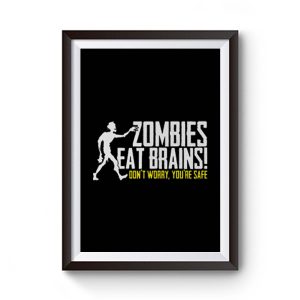 Funny Zombie Premium Matte Poster