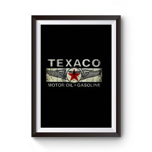 Gasoline Texaco Premium Matte Poster