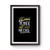 Get Your Knee Off Our Necks Retro Premium Matte Poster