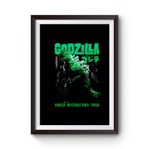 Godzilla World Destruction Premium Matte Poster