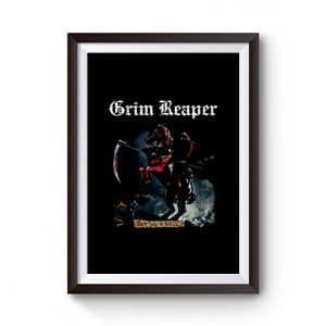 Grim Reaper See You In Hell 1983 Audioslave Premium Matte Poster