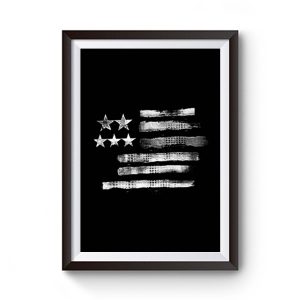 Hanes American Flag Premium Matte Poster