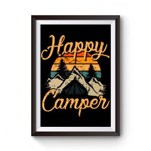 Happy Camper Camping Adventure Premium Matte Poster