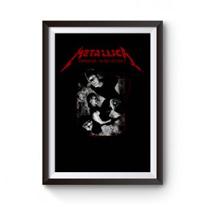 Hardwired To Self Destruct Metallica Band Premium Matte Poster