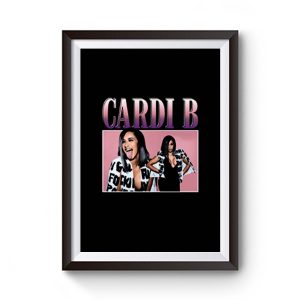 Hot Pink Cardi B Music Premium Matte Poster