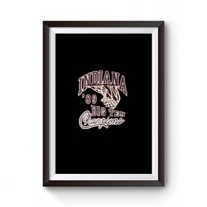 Indiana Big Ten Champion Premium Matte Poster