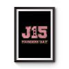 J15 Founders Day Premium Matte Poster