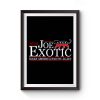 Joe Exotic For President Make America Exotic Again Tiger King Premium Matte Poster