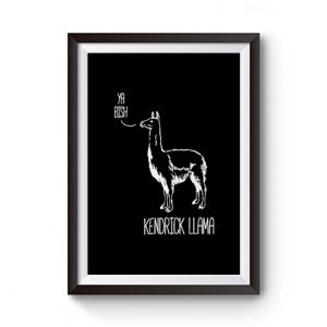 Kendrick Llama Premium Matte Poster