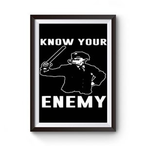 Know Your Enemy Pork Police Premium Matte Poster