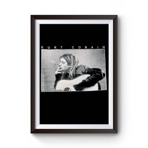 Kurt Cobain Smoking Premium Matte Poster
