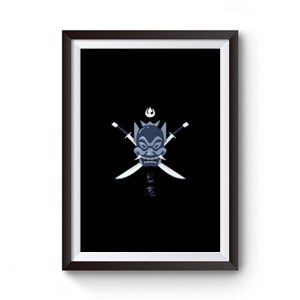 Legend Of Blue Samurai Avatar The Last Airbender Premium Matte Poster
